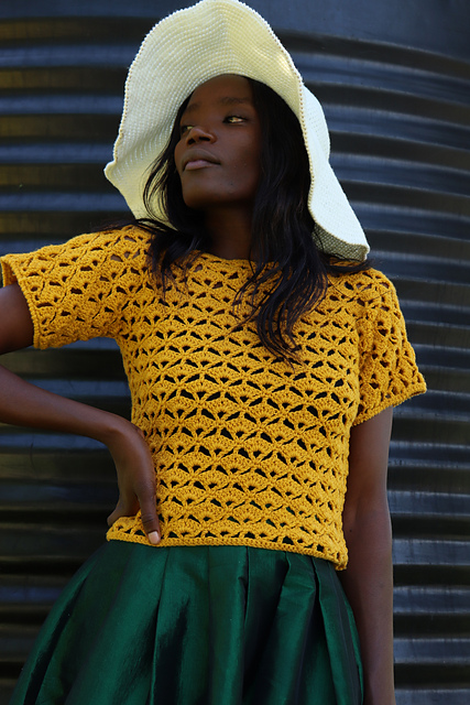 Crochet Fan Top