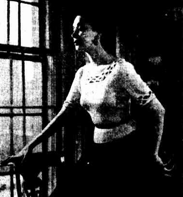 Jumper with Open-Work Yoke