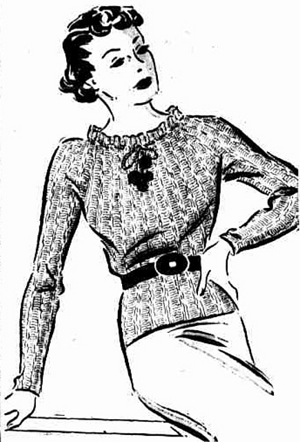 Jumper Blouse with New Neckline