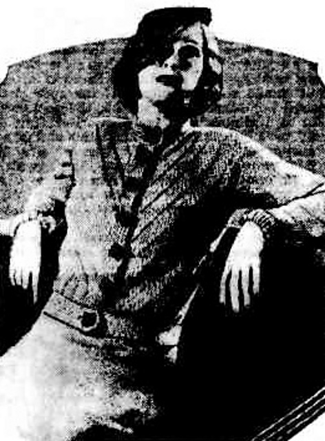 Slimming Lines in Knitted Jumper