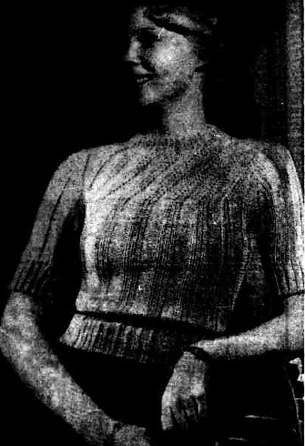 Jumper with Interesting Yoke