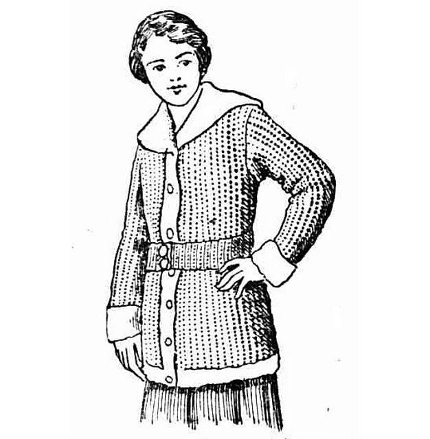 No. 464 A Crocheted Sweater