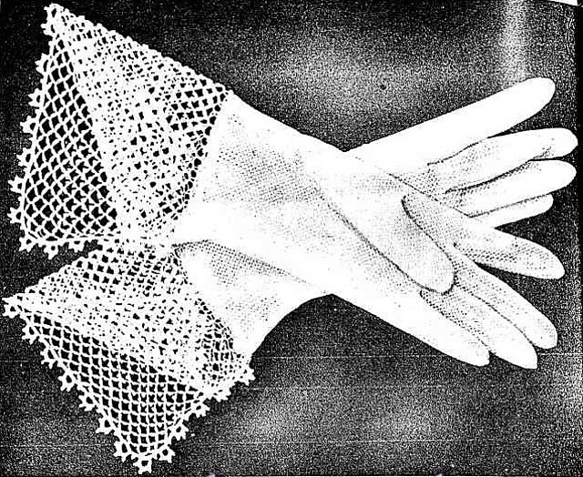 Irish Crochet Gauntlets