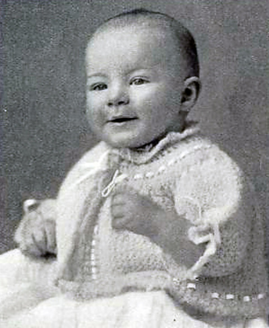 Infant's Crocheted Sacque