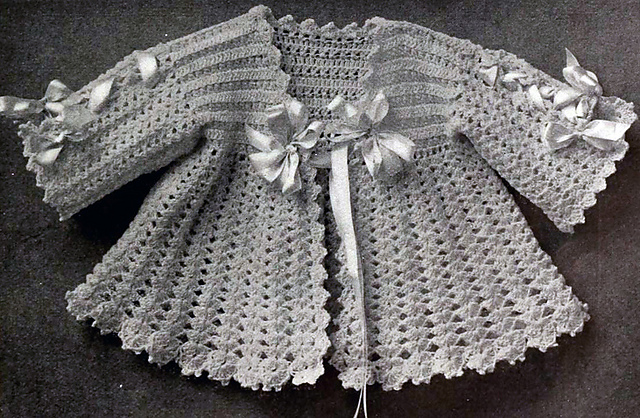 Baby's Crocheted Kimono
