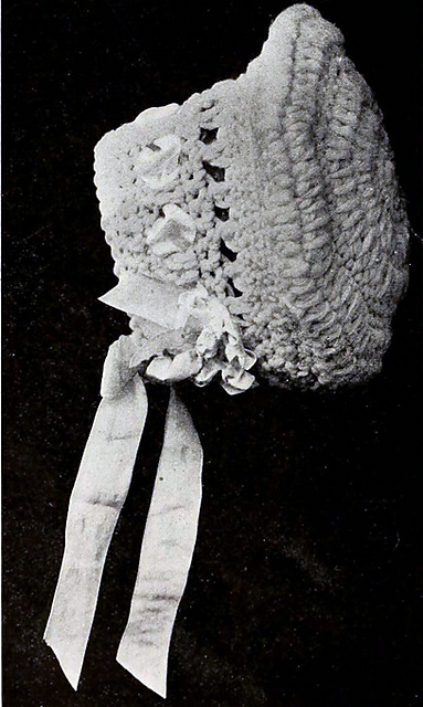 Child's Crocheted Bonnet