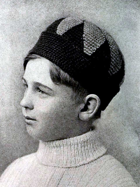 Boy's Crocheted Polo Cap