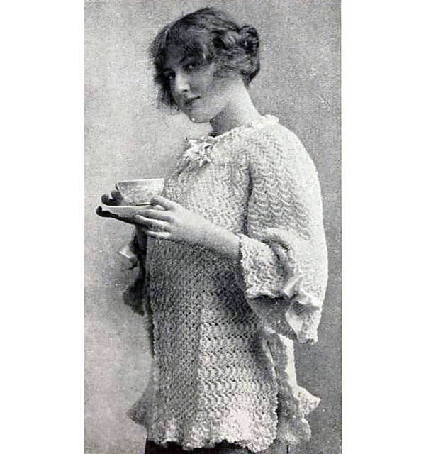 Ladies' Crocheted Kimono