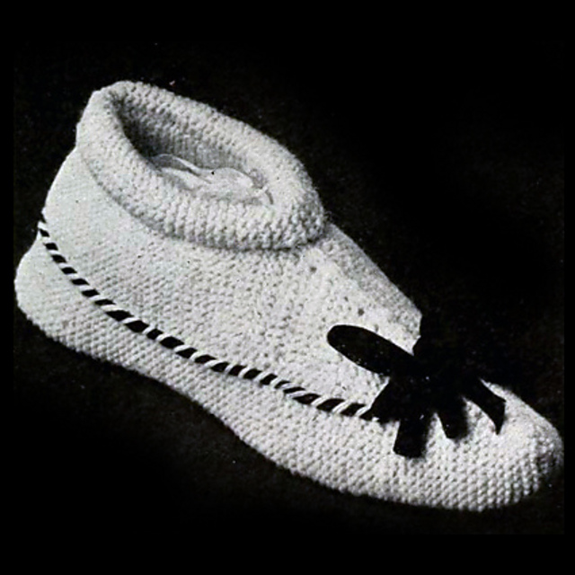 Knitted Slipper