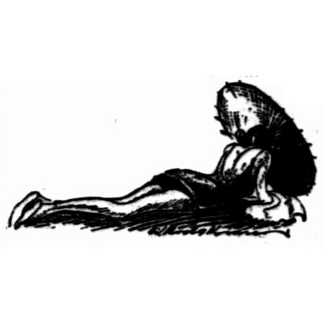 Woman's Knitted Bathing Costume