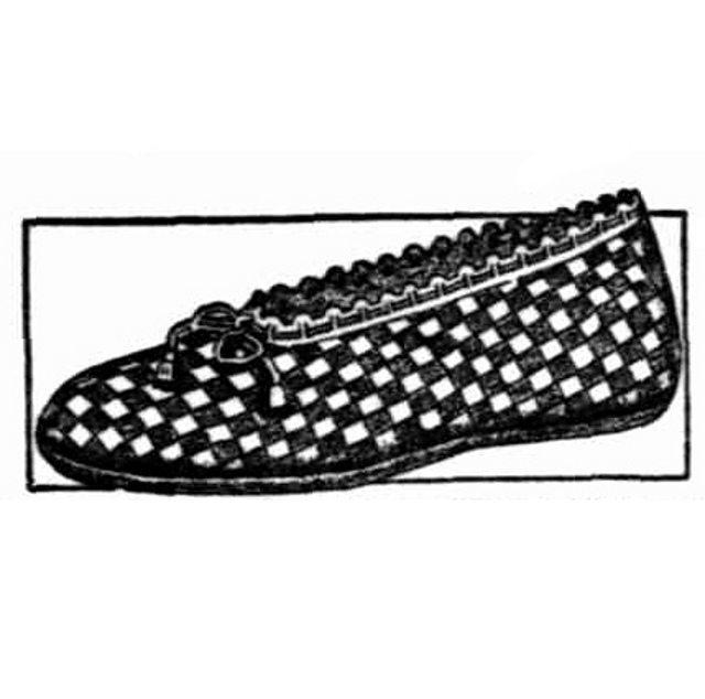 Knitted Silk Slippers