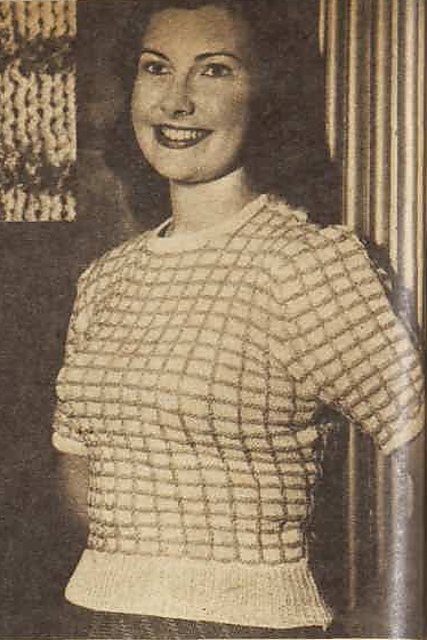 Check Jumper in Rayon
