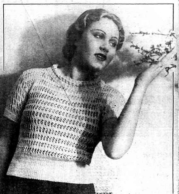 Knitted Jumper for Spring