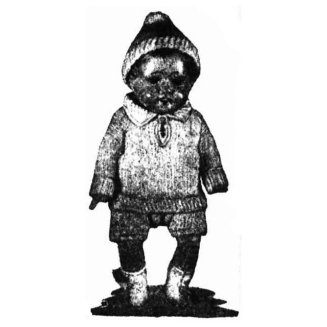 Knit Outfit for Boy Baby Doll