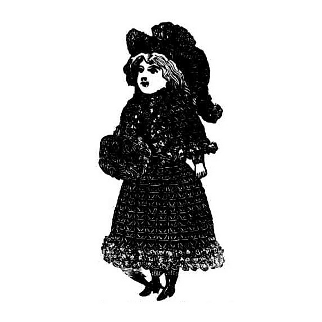 A Doll Dressed in Crochet Clothes