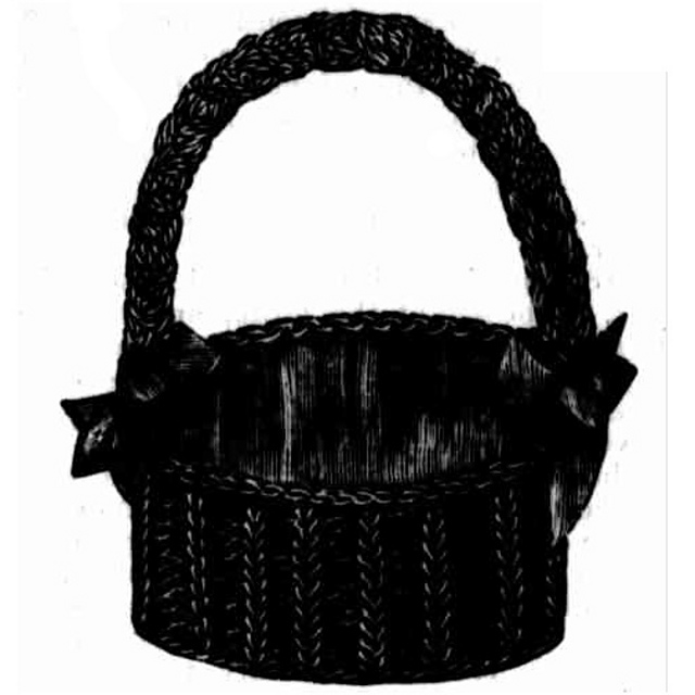 Trinket-Basket in Macrame Crochet