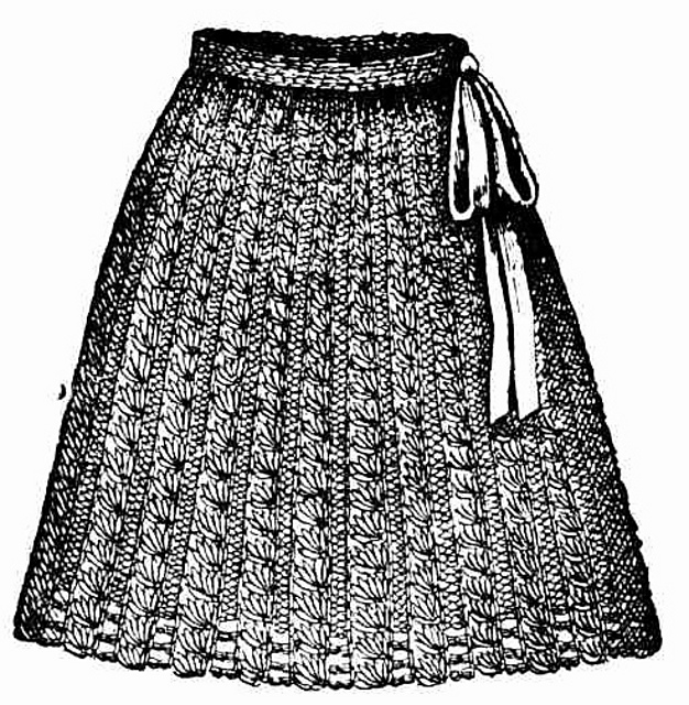 Child's Crocheted Petticoat