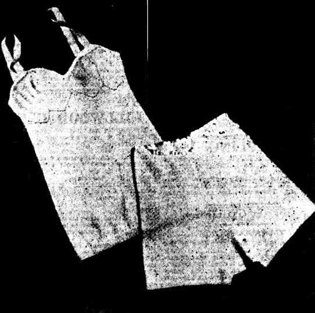A Shaped Vest and Pantettes