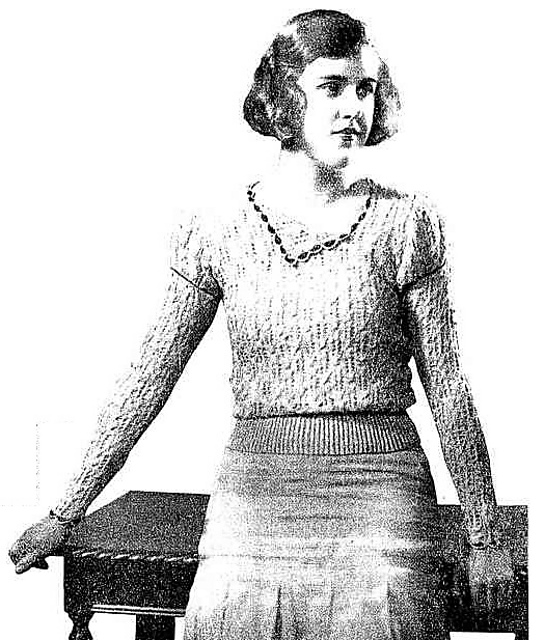 Two-Ply Jumper in Spider Lace
