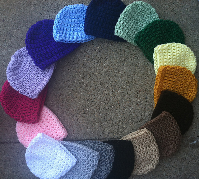 Basic Beanie in Newborn to Adult