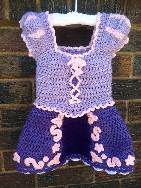Rapunzel dress 18-24 months