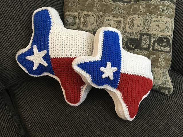 Texas State Flag Pillow