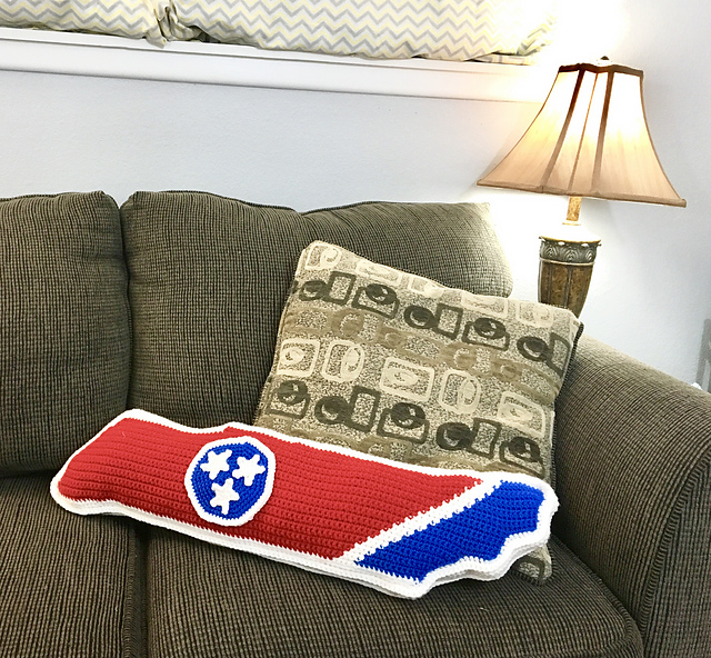 Tennessee State Flag Pillow