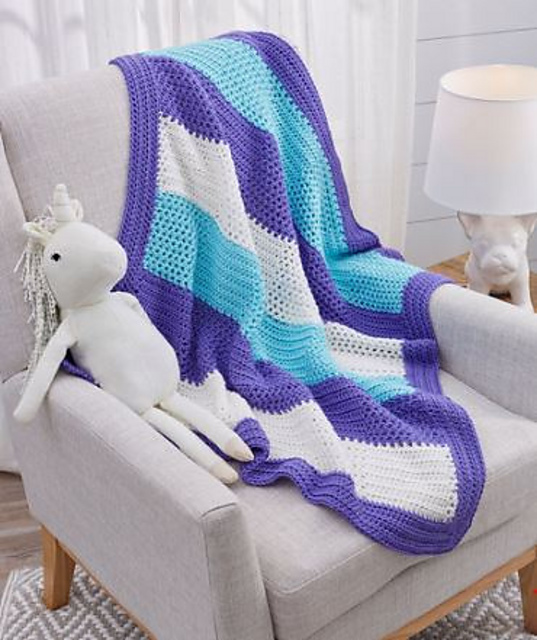 Sweet Squares Baby Blanket