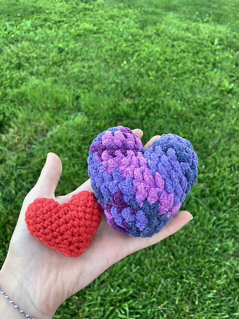 Low Sew Amigurumi Heart