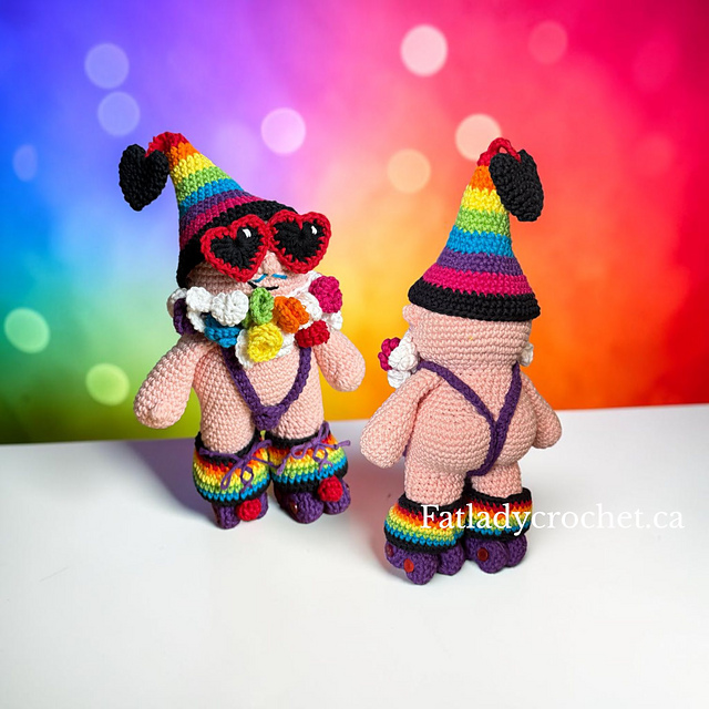 Mankini Gnome Roller Disco