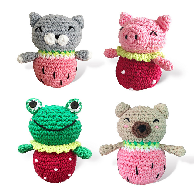 Ravelry: Fruity Pocket Pals pattern by Trish Hoskin