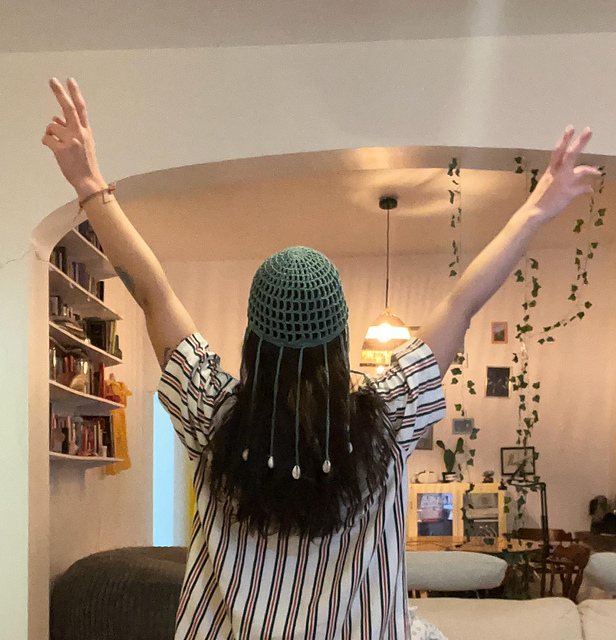 Mesh Crochet Cap