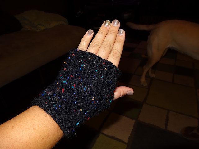 Easy Knit Fingerless Gloves