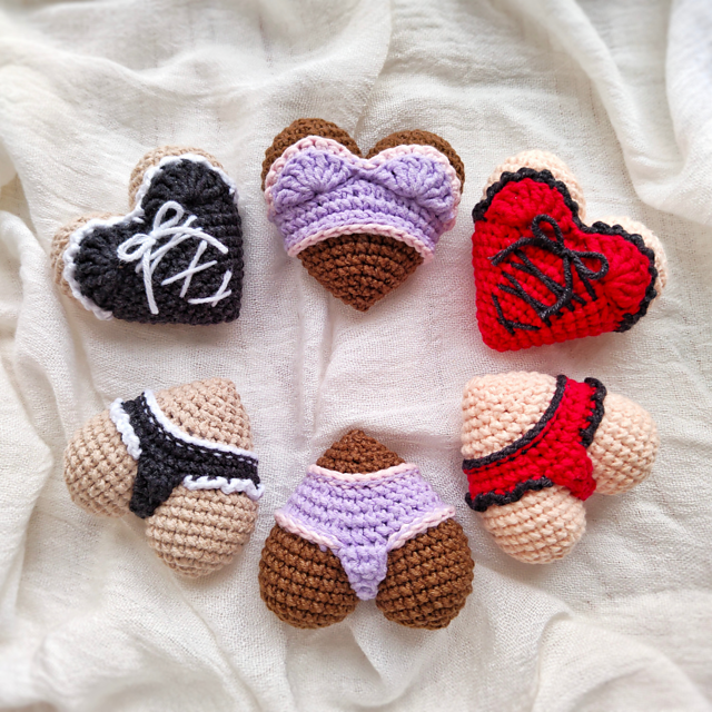 Ravelry: Sexy hearts pattern by Svitlana Hurova