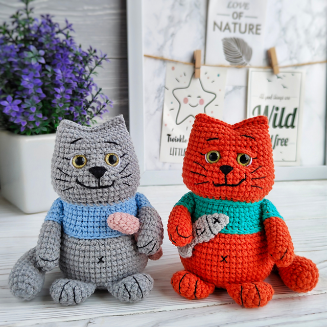 Ravelry: Fat cats pattern by Svitlana Hurova