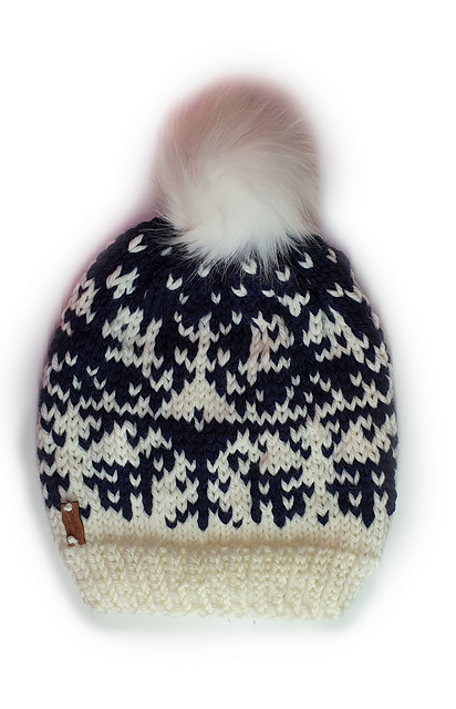 Snowflake couple beanie man