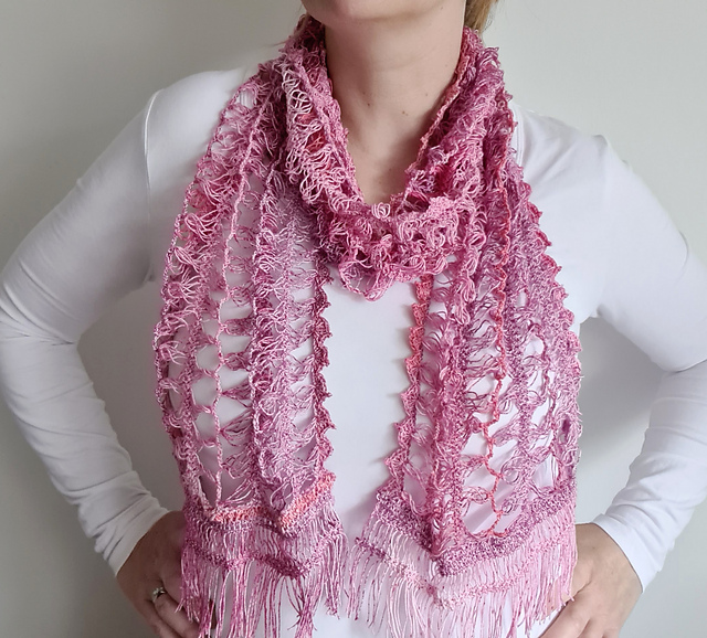 Hairpin Shell Shawl