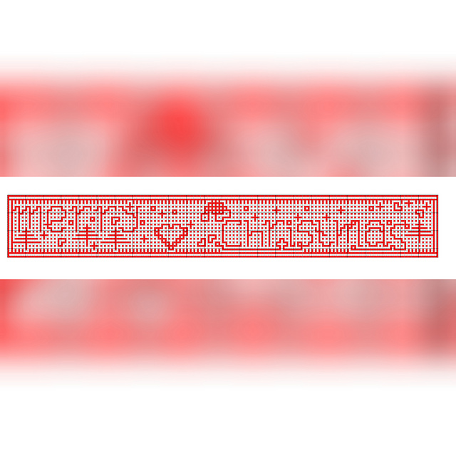 Christmas scarf 1