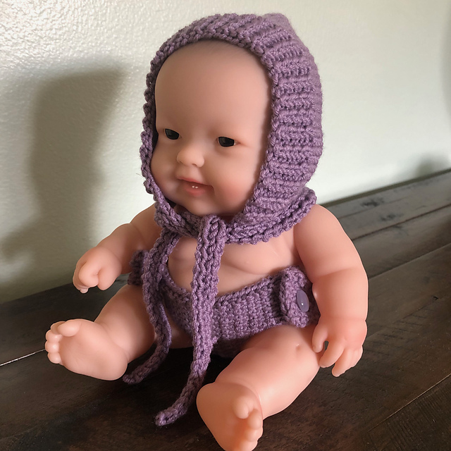 Doll's Pixie Bonnet