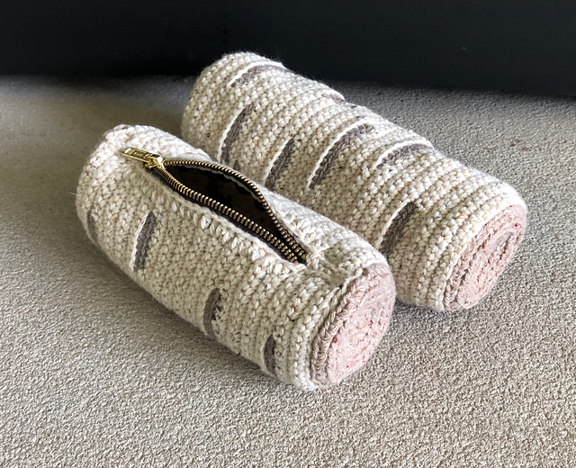 Birch Log Zippered Pouch