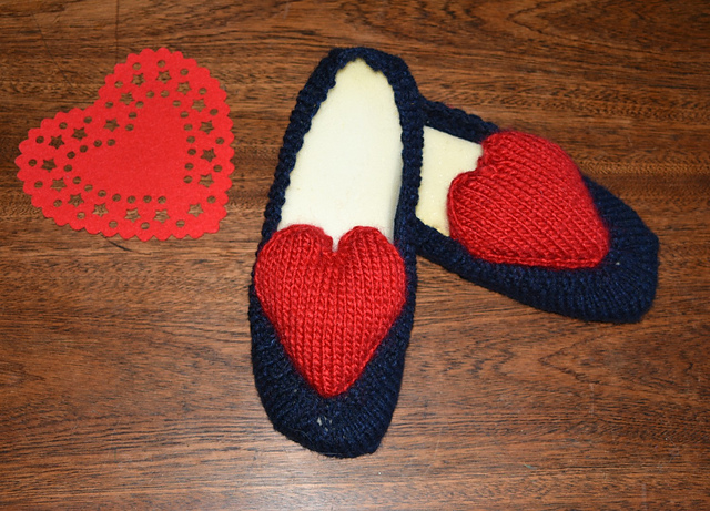 Hearts Slippers