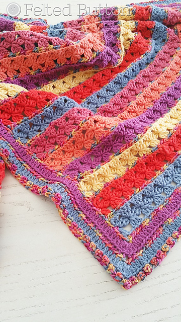 Rows of Posies Blanket