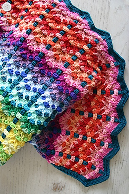 Chromatic Cobbles Blanket