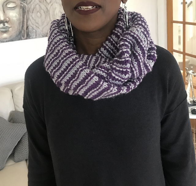 Stripe Stitch Snood