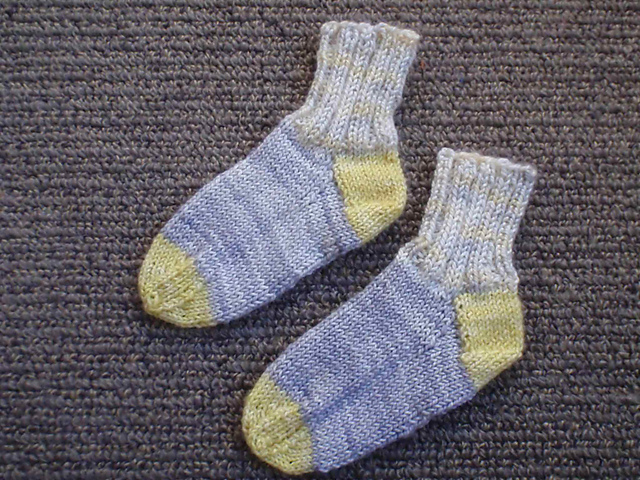 Compare & Contrast Baby Sock