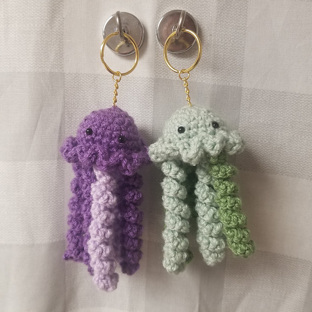Jellyfish Keychain