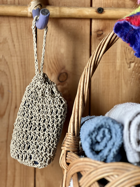 Pochette à savon en chanvre