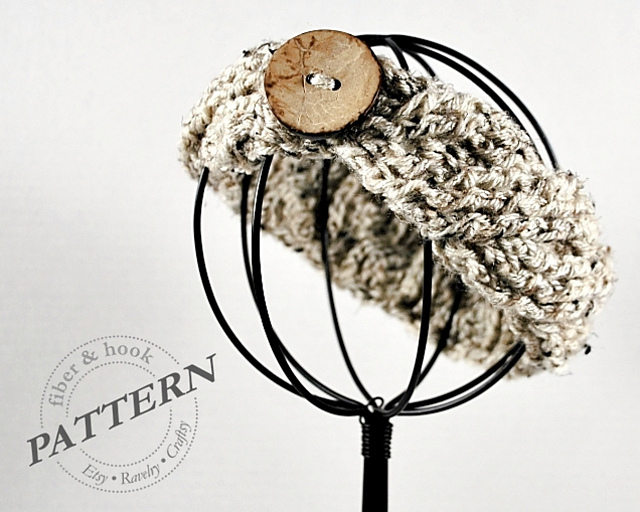 Crochet Cable Headband