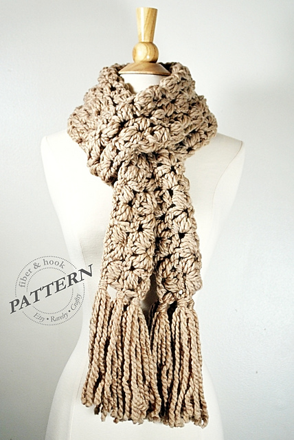 Chunky Puff Scarf