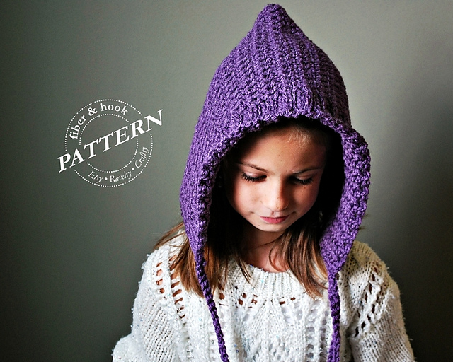 Ribbed-Edge Pixie Hat